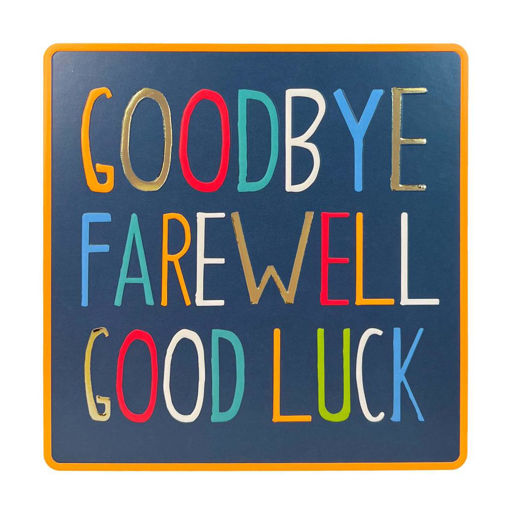 Picture of GOODBYE FAREWELL GOOD LUCK CARD